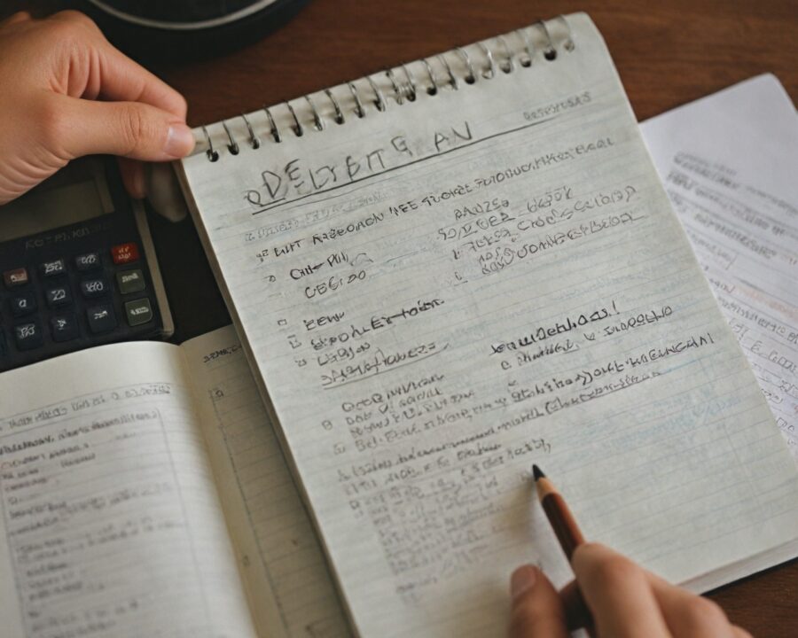 Dicas práticas para sair das dívidas com planejamento