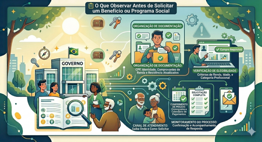📋 O Que Observar Antes de Solicitar um Benefício ou Programa Social
